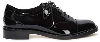 Jimmy Choo Reeve Black Patent Leather Brogues