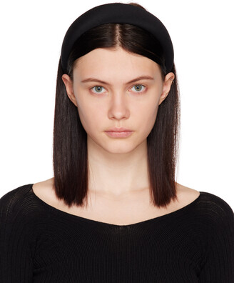 Sophie Buhai Black Classic Puffy Headband - ShopStyle Hair Accessories