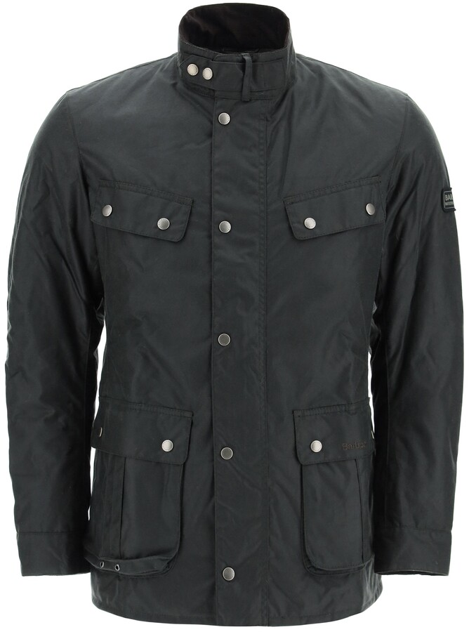 Barbour International Duke Jacket In Waxed Cotton - ShopStyle