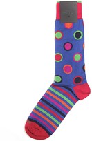 Thumbnail for your product : Duchamp Stripe Dot Socks