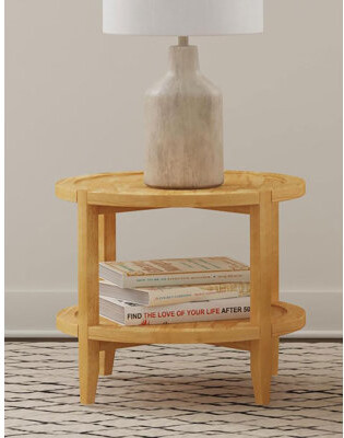 Gracie Oaks Byerly Round End Table