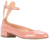 Thumbnail for your product : Francesco Russo ankle strap ballerinas