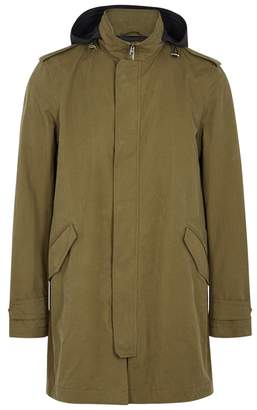 Herno Army Green Cotton-blend Parka