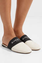 Thumbnail for your product : Givenchy Bedford Logo-print Elastic And Leather Slippers