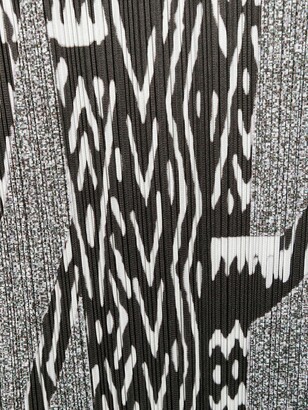 Issey Miyake Pre-Owned 2000's Print Pleated Dress