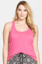 Thumbnail for your product : PJ Salvage Crochet Back Tank (Plus Size)