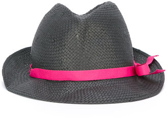 Emporio Armani contrast hat - women - Polyester/Cellulose - 58
