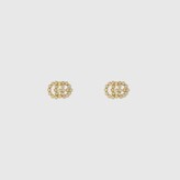 Thumbnail for your product : Gucci GG Running studs with diamonds
