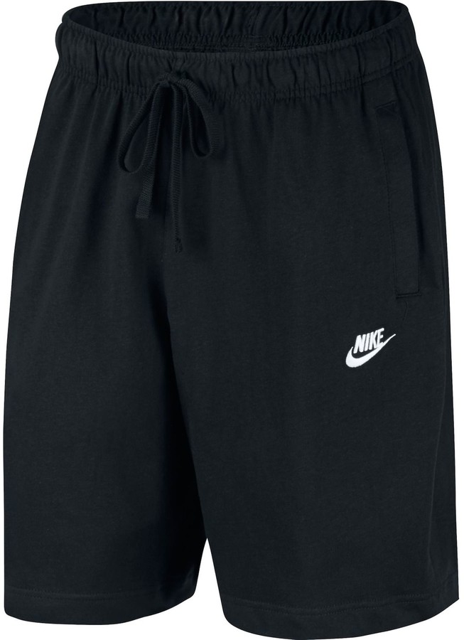 mens nike jersey shorts grey