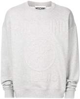 Thumbnail for your product : Moschino logo relief sweatshirt