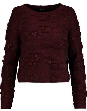 Raoul Pompom-Embellished Textured-Knit Sweater