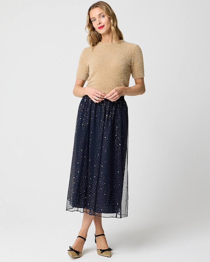 J.Crew Factory Sparkle tulle skirt