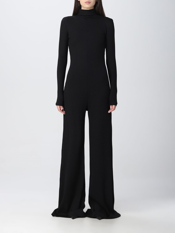 Balenciaga long ribbed jumpsuit - ShopStyle