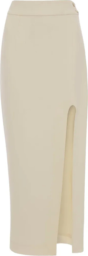 Victoria Beckham Split-Detail Maxi Skirt