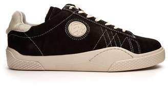 Eytys Wave Low Top Suede Trainers - Womens - Black