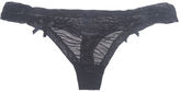 Thumbnail for your product : Wet Seal Zebra Mesh Thong