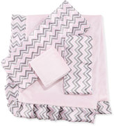 Thumbnail for your product : Swankie Blankie Swnkie Blnkie Chevron Burp Cloth Set, Pink