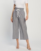 Thumbnail for your product : Atmos & Here Atmos&Here - Women's Blue Pants - Lily Cotton Stripe Pants - Size 6 at The Iconic