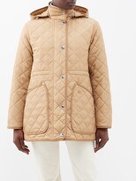 Quilted Detachable-hood Jacket 