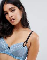 Thumbnail for your product : Heidi Klum Intimates lace bra in blue upto G cup