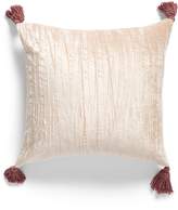 Thumbnail for your product : Nordstrom Tassel Crushed Velvet Accent Pillow