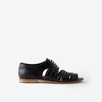 Band Of Outsiders strappy derby black