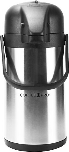 CoffeePro Coffee Pro Stainless Steel Airpot, 14 Cups, Silver (CPAP22)