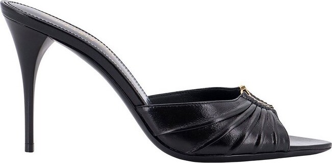 Saint Laurent Babylone Open Toe Mules