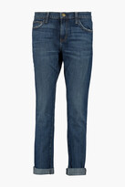 Thumbnail for your product : Current/Elliott The Rendezvous Distressed Mid-rise Slim-leg Jeans