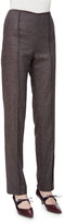 Thumbnail for your product : Carolina Herrera Skinny Melange Wool Pants