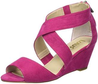 Lotus Women Cheeney Ankle strap wedge sandals,42 EU