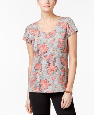 Style&Co. Style & Co Cotton Printed T-Shirt, Only at Macy's