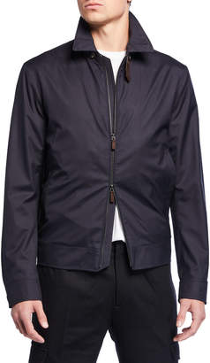 Ermenegildo Zegna Men's Traveler Zip-Front Jacket
