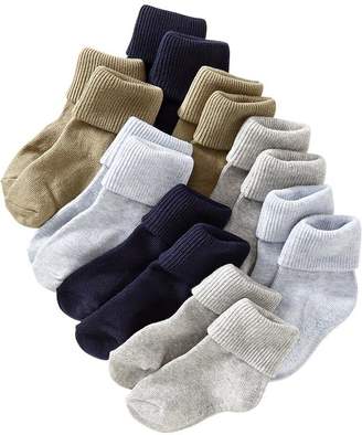 Old Navy Triple-Roll Socks 8-Pack For Toddler & Baby