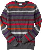 Thumbnail for your product : Old Navy Men's Multicolor-Stripe Crew-Neck Sweaters
