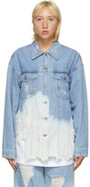 Thumbnail for your product : Sjyp Blue Washed Denim Jacket