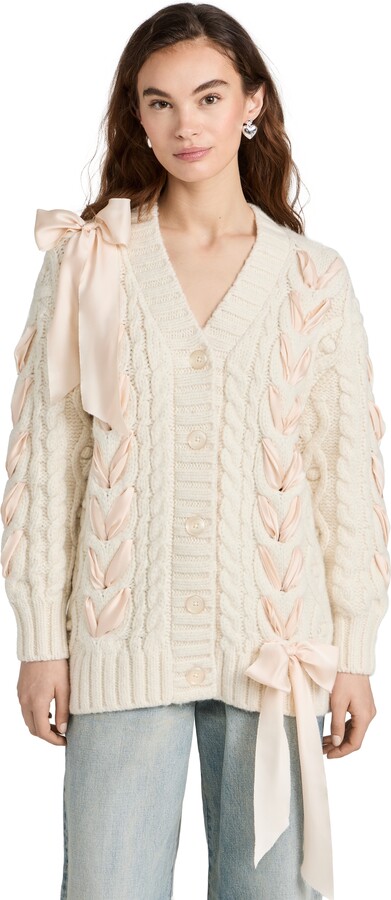 Alpaca Cardigan Love Shack Fancy Boyfriend Cardigan Loveshackfancy