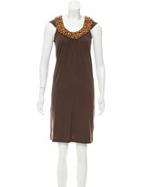 Thumbnail for your product : Cacharel Sleeveless Mini Dress Brown