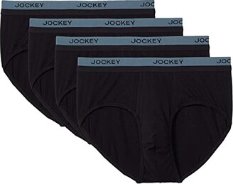 Jockey Ultimate Breathe Brief 4-Pack (Black) Men's Underwear - ShopStyle