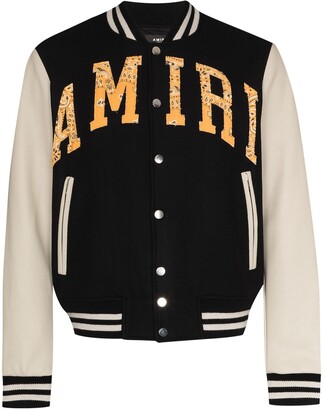Men Varsity Jacket With Leather Sleeves | Shop the world's largest  collection of fashion | ShopStyle
