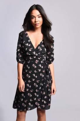 Glamorous Womens **Floral Wrap Dress By Tall