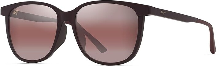 (取寄) マウイ ジム イリケア AF Maui Jim Ilikea AF Matte Burgundy/Maui Rose Polarized Maui Jim Ilikea AF Fashion Sunglasses Matte Burgundy/Maui Rose