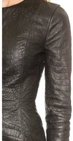 Thumbnail for your product : By Malene Birger Dimitros Croc Embossed Dress
