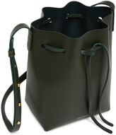 Thumbnail for your product : Mansur Gavriel Saffiano Mini Bucket Bag - Moss