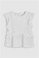 Thumbnail for your product : Next Girls White Frill Blouse (3mths-6yrs)
