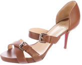 Thumbnail for your product : Christian Louboutin Leather Platform Sandals
