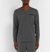Thumbnail for your product : HUGO BOSS Stretch Cotton and Modal-Blend Pyjama Top