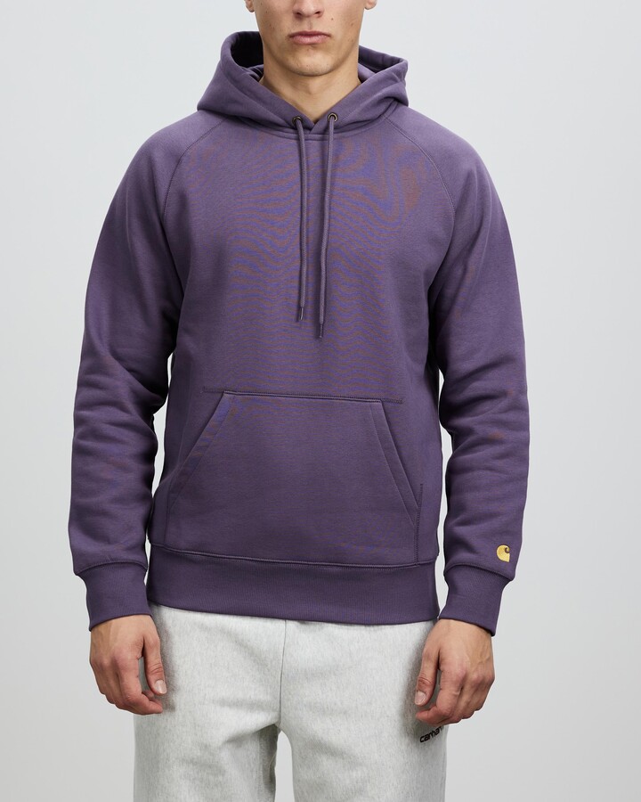 Carhartt Men's Purple Hoodies - Hooded Chase Sweatshirt - Size S at The  Iconic - ShopStyle