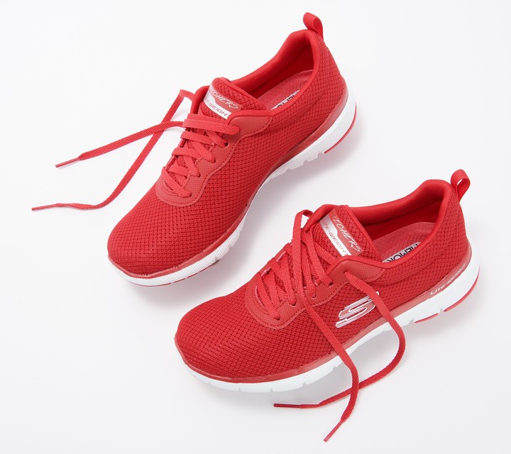red skechers womens shoes