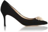 Thumbnail for your product : LK Bennett Gisele Black Suede Closed Courts
